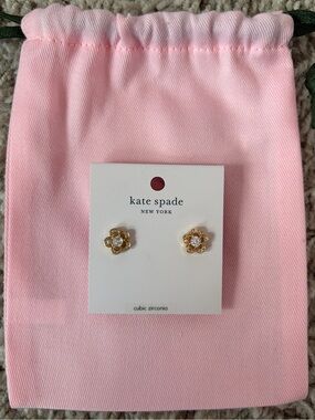 Kate Spade New York Pavé Flower Mini Stud Earrings